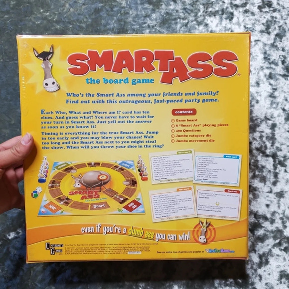 Smart Ass Trivia Board Game - Picture 2 of 4